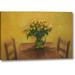 Fleur De Lis Living Mexico Arrangement of Roses by Don Paulson - Print on Canvas in Yellow | 24 H x 16 W x 1.5 D in | Wayfair