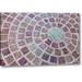 World Menagerie Mexico, Guanajuato Design of Brick Patio by Don Paulson - Photograph Print on Canvas in Blue/Gray/Red | Wayfair