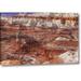 Union Rustic 'Use, Arizona a Desert Area Called Toad Stools' Photographic Print on Wrapped Canvas in Red | 11 H x 16 W x 1.5 D in | Wayfair