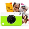 Kodak Printomatic Digital Instant Print Camera - Full Color Prints On ZINK 2 x 3 Inch Sticky-Backed Photo Paper (Green) Print Memories Instantly