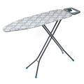 Beldray LA023995IKAT Folding Ironing Board - Compact Vertical Storage, 7 Variable Heights, Lightweight Collapsible Ironing Table For Left/Right Handed Use, Adjustable Iron Rest, 110 x 33cm, Grey Ikat
