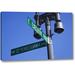 Ebern Designs Washington, Dc Historic Pennsylvania Ave Sign by Dennis Flaherty - Photograph Print on Canvas in Blue | Wayfair