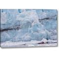Ebern Designs Ak, Glacier Bay Np, Margerie Glacier Kayaker by Don Paulson - Photograph Print on Canvas in Blue/White | Wayfair