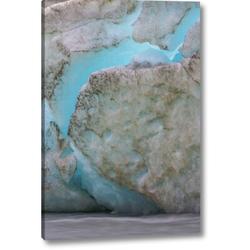 Ebern Designs 'Alaska, Glacier Bay Np Scenic of Reid Glacier' Photographic Print on Wrapped Canvas in Blue/Gray | 24 H x 16 W x 1.5 D in | Wayfair