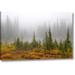 Millwood Pines 'Wa, Mount Rainier Np Trees & Lake' Photographic Print on Wrapped Canvas in Gray/Green/Orange | 10 H x 16 W x 1.5 D in | Wayfair