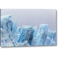 Ebern Designs Alaska, Glacier Bay NP Margerie Glacier by Don Paulson - Graphic Art Print on Canvas Metal in Blue | 21 H x 32 W in | Wayfair