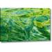 Ebern Designs Ak, Glacier Bay Abstract of Water by Don Paulson - Wrapped Canvas Graphic Art Print Metal in Green | 21 H x 32 W x 1.5 D in | Wayfair