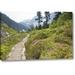 Millwood Pines 'Wa, Cascade Pass Hiking Trail Amid Wilderness' Photographic Print on Wrapped Canvas in Blue/Green | 16 H x 24 W x 1.5 D in | Wayfair