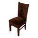 smiry Stretch Chair Covers for Dining Room, Coffee Set of 6 Velvet Dining Chair Slipcovers