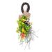 Vickerman 521236 - 28" Yellow Mixed Floral Teardrop (FG180601) Home Office Flower Bundles