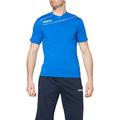 Uhlsport Stream 3.0 Baumwoll T-Shirt Kinder azurblau-weiß azurblau/weiß, XS (152)