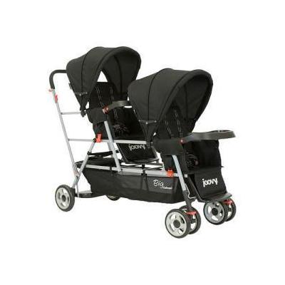 Joovy Big Caboose Stand-On Tandem on Triple Stroller - Black