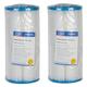 Vyair 10" Big Blue 10 Micron Pleated Polyester Water Filter Cartridge Compatible with Pentek, Pentair S1-BB, 155405-43, ECP1-BB, 255489-43, ECP5-BB, 255490-43, ECP20-BB, 255491-43, ECP50-BB, 255492-43, R30-BB, 155101-43, R50-BB, 155053-43 (2)