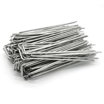 100 Stück Ø3,2mm Erdanker 150x30mm Befestigungsanker Stahl Erdnägel Bodenanker