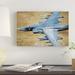 East Urban Home 'A Royal Air Force Harrier GR9 Flying Low over North Wales' Photographic Print on Canvas Canvas, in Blue/Brown/Green | Wayfair