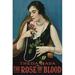 Buyenlarge The Rose of Blood - Unframed Advertisements Print in White | 36 H x 24 W x 1.5 D in | Wayfair 0-587-62662-LC2436