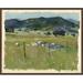 Alcott Hill® 'Southern California Landscape' Framed Graphic Art Print Paper, Wood in Green | 25 H x 31 W x 1.75 D in | Wayfair