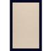 White 36 x 0.5 in Area Rug - Longshore Tides Zeppelin Tufted Navy/Beige Area Rug Polypropylene | 36 W x 0.5 D in | Wayfair