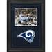 Los Angeles Rams 8'' x 10'' Deluxe Horizontal Photograph Frame with Team Logo