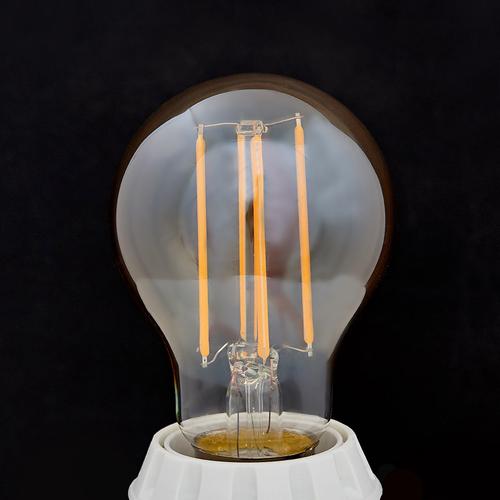 E27 LED-Lampe Filament 6W 500 lm, amber, 1.800 K