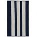 Blue/Gray 24 x 0.5 in Area Rug - Highland Dunes Wes Indoor/Outdoor Reversible Area Rug - Navy Polypropylene | 24 W x 0.5 D in | Wayfair