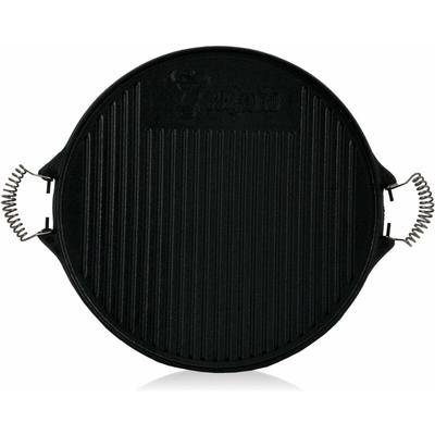 Gusseisen Grillplatte mit Griffen ø 42 cm Wendeplatte, emailliert - Bbq-toro Image