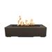 The Outdoor Plus Regal Concrete Fire Pit Concrete in Brown | 13 H x 48 W x 24 D in | Wayfair OPT-RGL48-CHC-LP