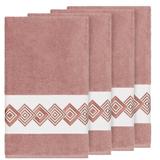 Orren Ellis Byron 4 Piece Turkish Cotton Bath towel Set Turkish Cotton in Red/Pink/Brown | 27 W in | Wayfair 7B5BEB12BEA44A899DCD656806273874