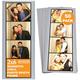 Photo Booth Nook - 50 Pack - Flexible Magnetic Picture Strip Holder - Vinyl Photobooth Strip Frames - Crystal Clear Surface, Lightweight, Shatterproof Material - Ideas for Party Favors -2 x 6” Inch