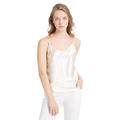 LilySilk Womens Silk Camisole 100 Pure Mulberry Silk Tank Tops & Ladies Cami Top with Soft Satin (XS/8, Ivory)