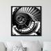 Ebern Designs 'Spiral Staircase' Photographic Print Canvas in Black/Gray | 27.5 H x 27.5 W x 2 D in | Wayfair 25CE0926D3B34CF4ACC5A8135E46FD35