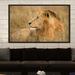 World Menagerie 'King of The Wild I' Photographic Print Canvas in Yellow | 21.5 H x 33.5 W x 2 D in | Wayfair 2BADFD2174E640BC901D8DDD68D7C7F7