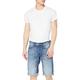 G-STAR RAW Men's 3301 Tapered 1 Shorts, Blue (Medium Aged 8973-71), 34W