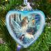 The Holiday Aisle® Limited Edition Light The Way Angel Heart Ornament Oversized Limited Edition Heart in Blue | 5.5 H x 5 W x 5 D in | Wayfair