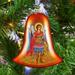 The Holiday Aisle® Saint Michael Bell Glass Ornament Holiday Splendor Collection Glass in Brown | 3.5 H x 3 W x 1 D in | Wayfair