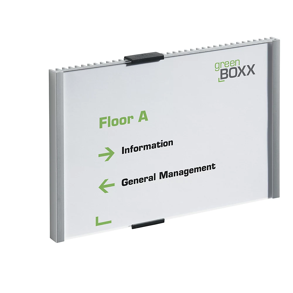 Plaque de porte avec plaque acrylique DURABLE
