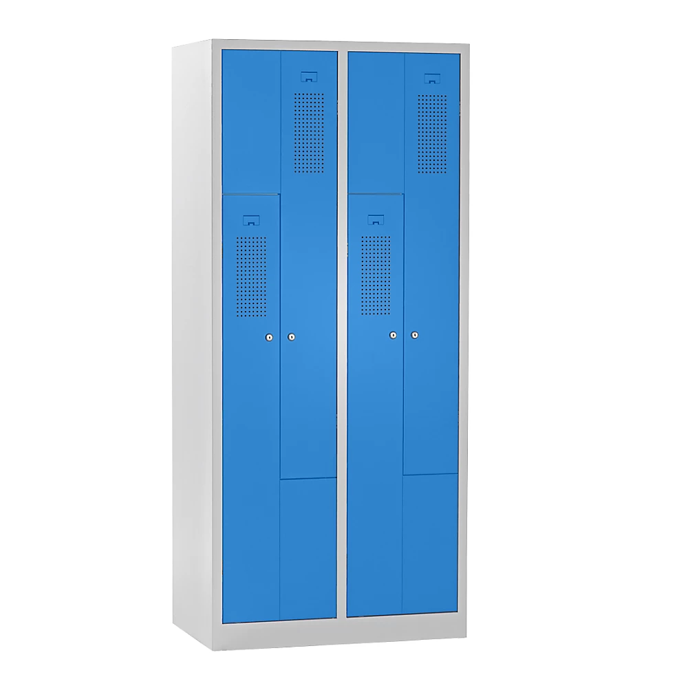 Vestiaire à portes en Z Amsterdam eurokraft basic