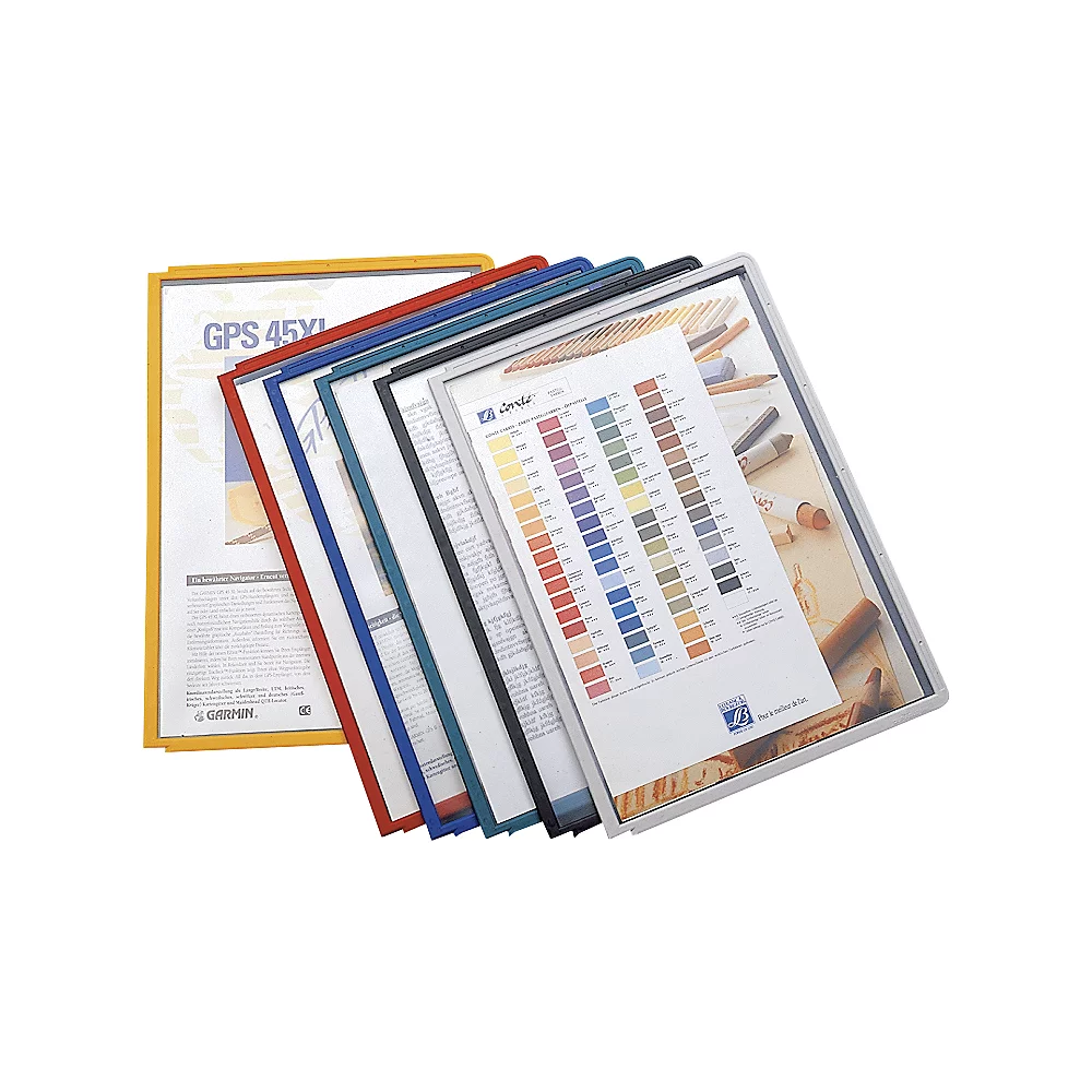 Pochette transparente avec cadre plastique DURABLE