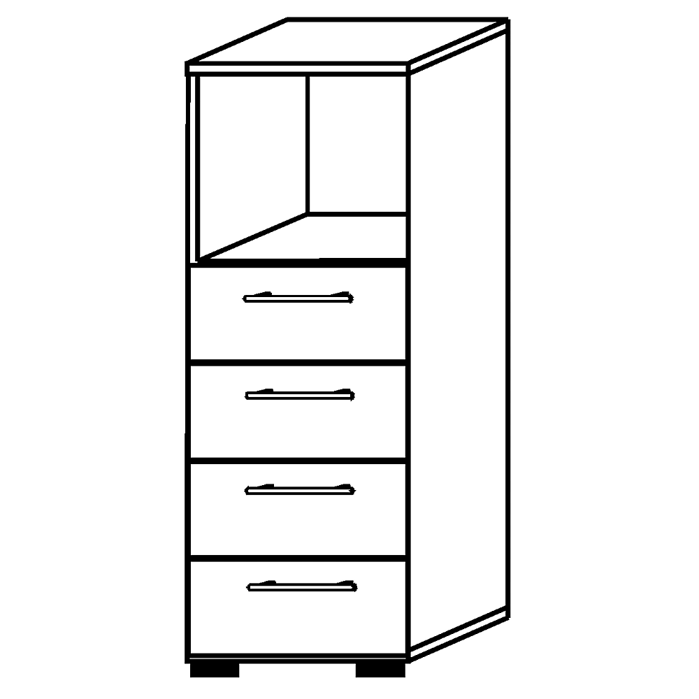 Armoire et rayonnage combinés eurokraft pro