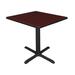 Symple Stuff Cain Square X-Base Breakroom Table Metal | 29 H x 48 W x 48 D in | Wayfair 1A706899A5B448309EDAE4C4CE8E9987