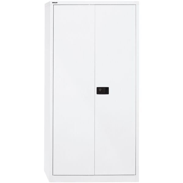 Bisley Stahlschrank mit Flügeltüren »Universal« 91,4 x 195 cm Fachboden schwarz weiß, 91.4x195x40 cm