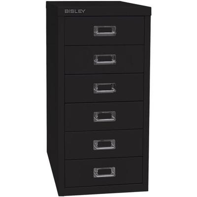 Bisley Schubladenschrank »MultiDrawer« A4, einbahnig, 6 Schübe schwarz, 27.9x59x38 cm