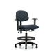 Symple Stuff Baca Drafting Chair Upholstered in Gray | 32.5 H x 25 W x 25 D in | Wayfair 60FA55FB6F4D405BB547AC712359A03C
