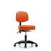 Symple Stuff Amundson Desk Height Adjustable Lab Stool Plastic/Metal in Orange | 38.25 H x 25 W x 25 D in | Wayfair