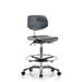 Symple Stuff Shaniya Drafting Chair Aluminum in Brown/Gray | 33.5 H x 26 W x 26 D in | Wayfair 503D9D4BA21A4836B87B24DE0C6676AF