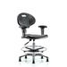 Symple Stuff Sonya Drafting Chair Metal in Brown | 31.5 H x 27 W x 25 D in | Wayfair FC5D476E011E4CE18B695959B939D25A