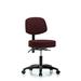 Symple Stuff Seraphina Height Adjustable Lab Stool Metal in Red/Brown | 38.25 H x 25 W x 25 D in | Wayfair D1BCDBB452684AB8AE9CD8FCFAC13A75