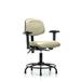 Symple Stuff Ian Ergonomic Drafting Chair Upholstered, Steel in Brown | 32.5 H x 27 W x 25 D in | Wayfair 2D3F984B5D7C4D9E96E25DD364E911BB