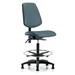 Symple Stuff Jalynn Drafting Chair Upholstered in Gray/Brown | 43 H x 24 W x 25 D in | Wayfair FC22140E6D344E8DB54116C9E5ED48CA