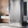 ELEGANT 760mm Bi-Fold Glass Shower Enclosure Door Cubicle Screen